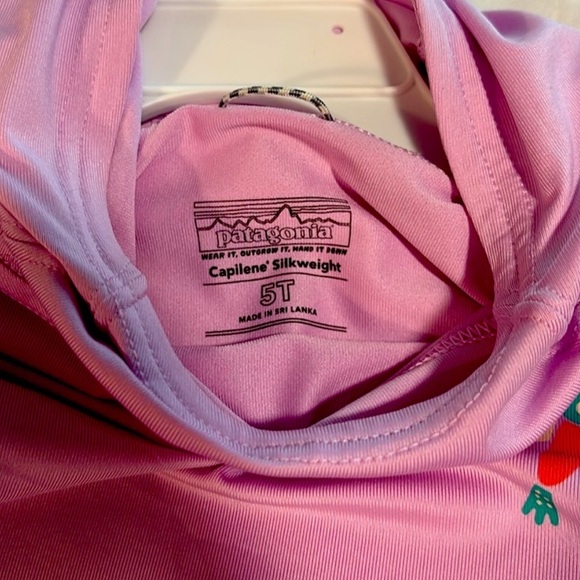 Little girls Patagonia hummingbird swim shirt cover up, 5T - Picture 5 of 5